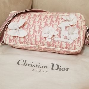 Authentic Christian Dior No. 1 Pink Monogram Purse